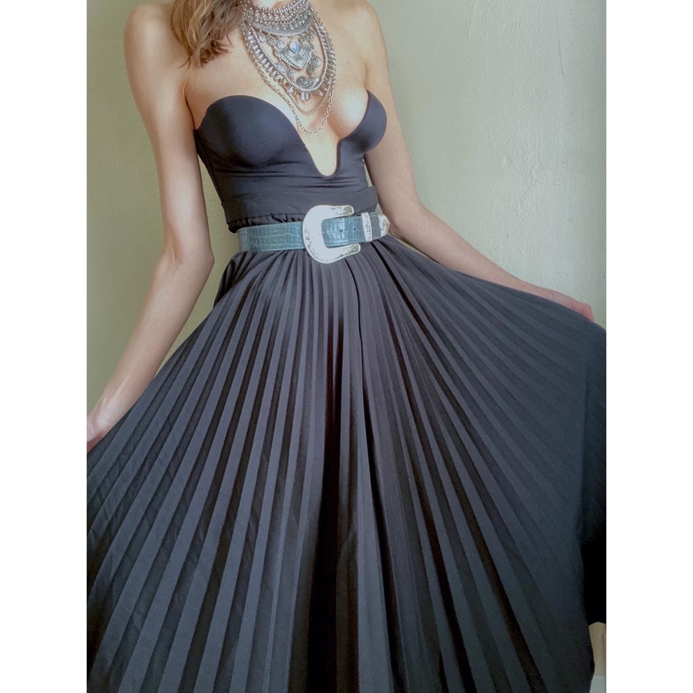 Vintage pleated palazzo pants
